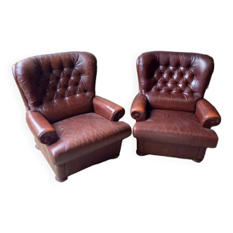 Chesterfield armchairs