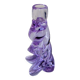 Sèvres crystal lamp signed Torsade purple foot