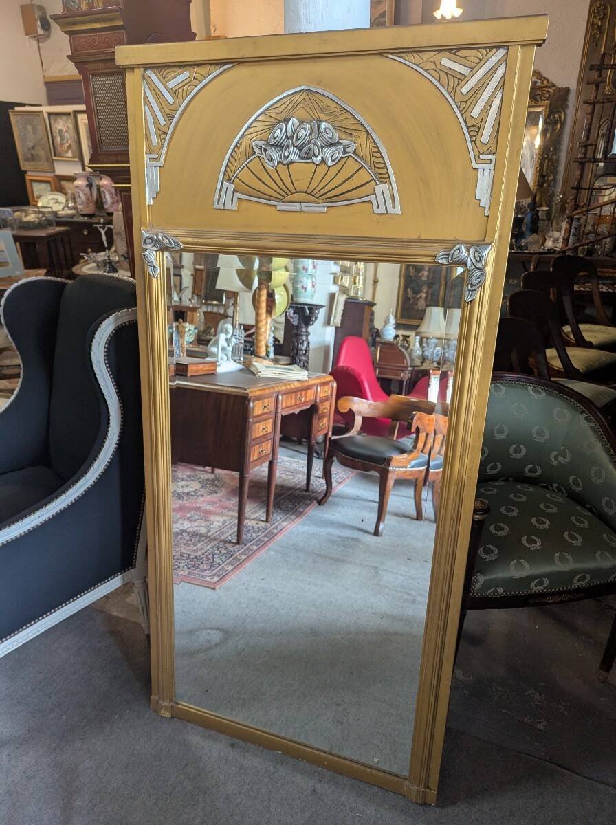 Grand miroir trumeau Art Déco vers 1925
