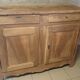 Rustic antique buffet in solid wood with 2 drawers.