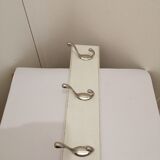 Wall coat rack wood and metal