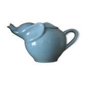 Théière bleue turquoise elephant