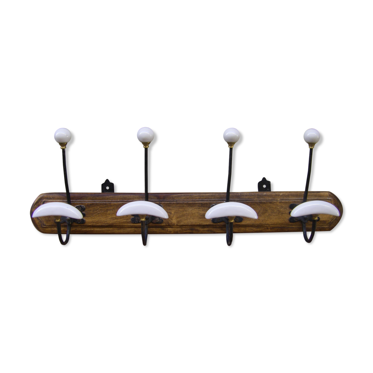 Vintage wall coat rack