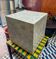 Ivory white Zellige ceramic cube side table