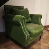 Vintage wheel armchair