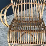 Rattan rocking-chair