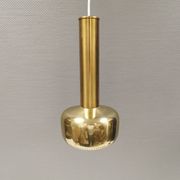 VERY rare original Vilhelm Lauritzen Gold Pendant for Louis Poulsen Denmark.