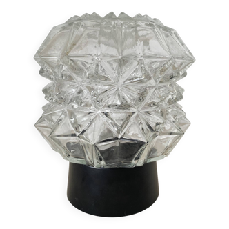Vintage molded glass ceiling light
