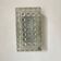Rectangular moulded glass ceiling light