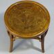 Low bistro stool, 1920 Art Nouveau
