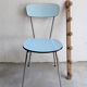 Chaise formica bleue
