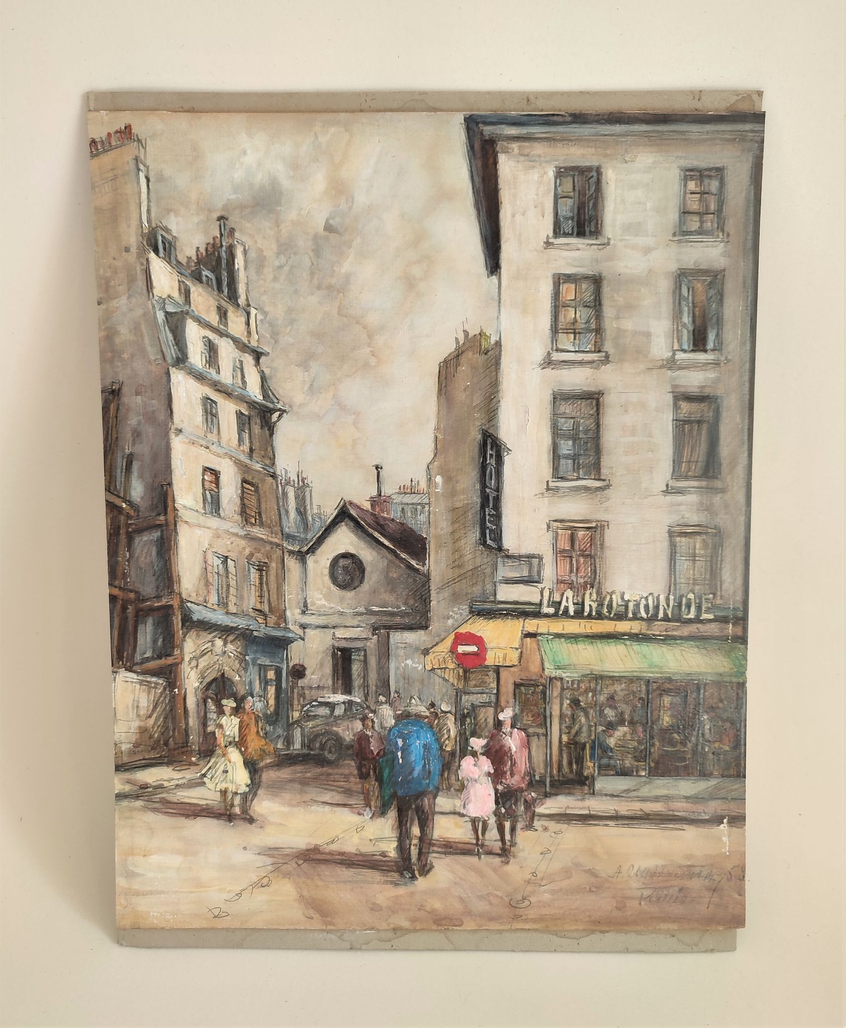 Vue de Paris en peinture