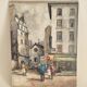 Vue de Paris en peinture