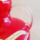Opalina Fiorentina pitcher in blown red opaline