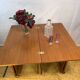 Retro vintage mid-century teak coffee table, 1960s. Tristor Danish Design