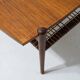 Vintage webbing coffee table in teak, 1960s