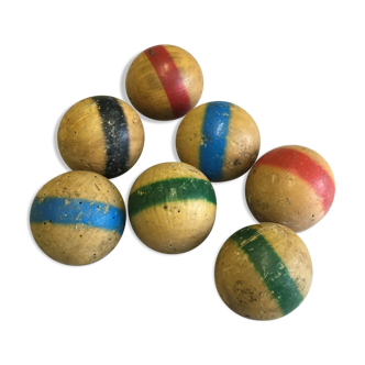Wooden balls