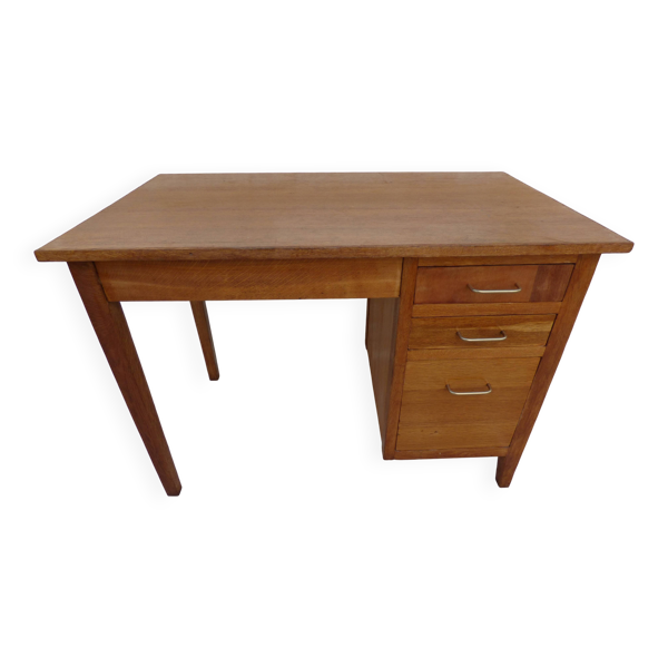 Bureau vintage en bois et ses tiroirs- — Beyit