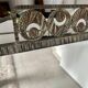 Art Deco mirror 1930 hammered iron and beveled mirror