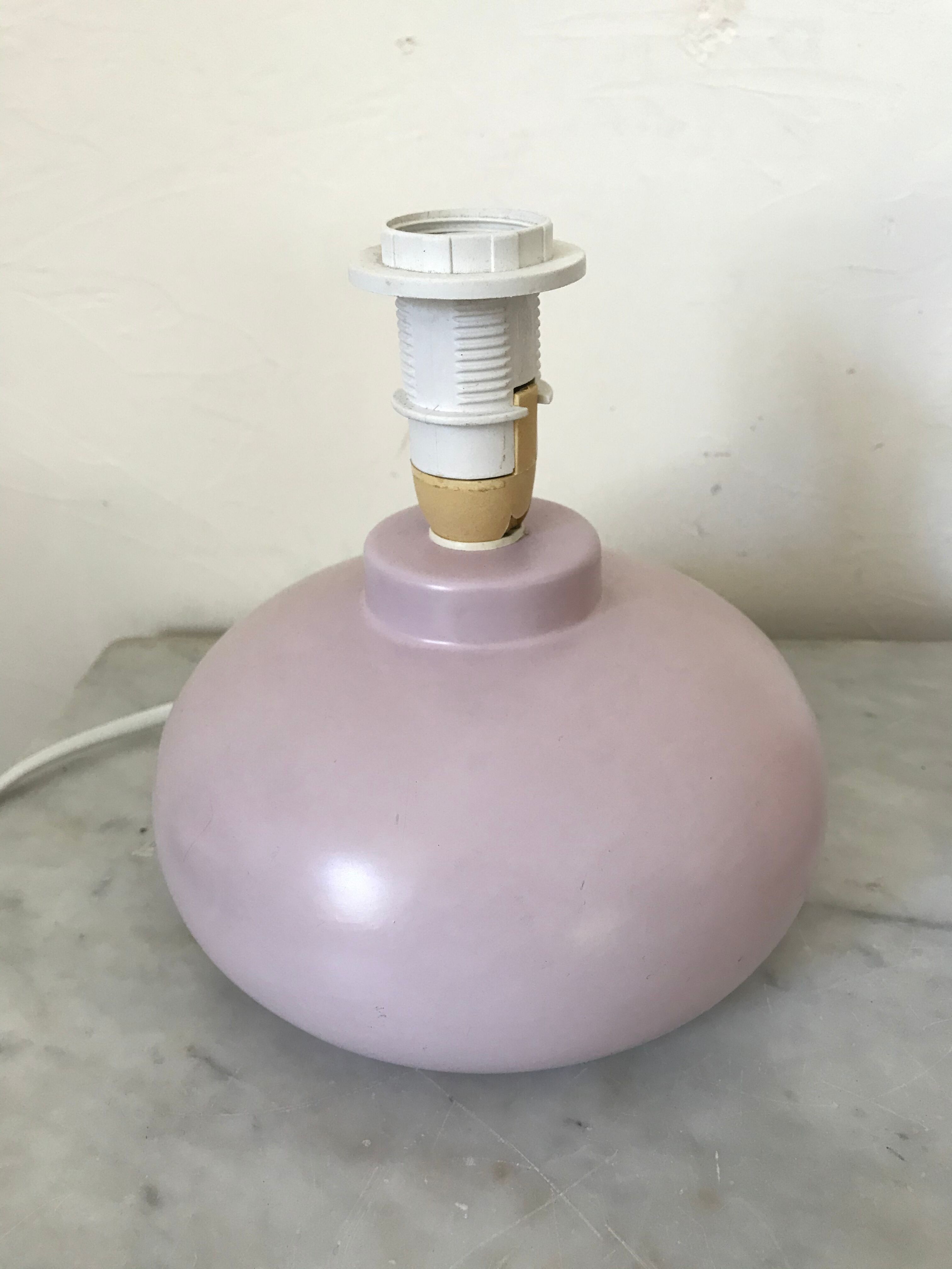 Pair of ceramic bedside lamp feet