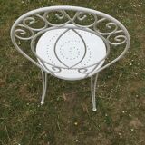 Five garden chairs 70s