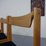 Danish Oak Dining Chairs, Set of 4, 1960s