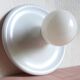 Applique italienne "light ball" esprit Achille Castiglioni, vers 1970