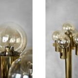 Sculptural Gold Floor Lamp with 5 Lights by Hans-Agne Jakobsson for Hans-Agne Jakobsson AB, 1960s