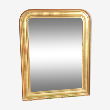 Miroir doré Louis Philippe 69 X 87 cm