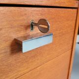 Bureau Boomerang avec pieds triangulaires de Cees Braakman pour Pastoe, design hollandais, années 1950