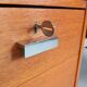 Cees Braakman Boomerang Desk with Triangle Legs for Pastoe, Dutch Design, 1950s