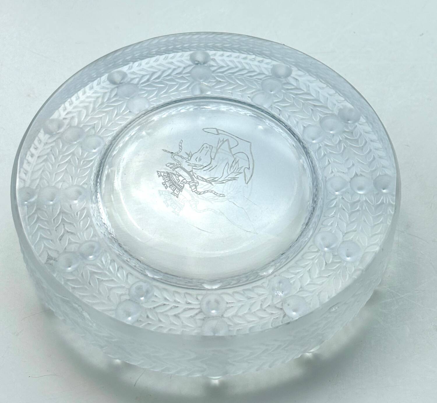 Lalique two ashtrays