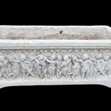 Pair of planters with character decor