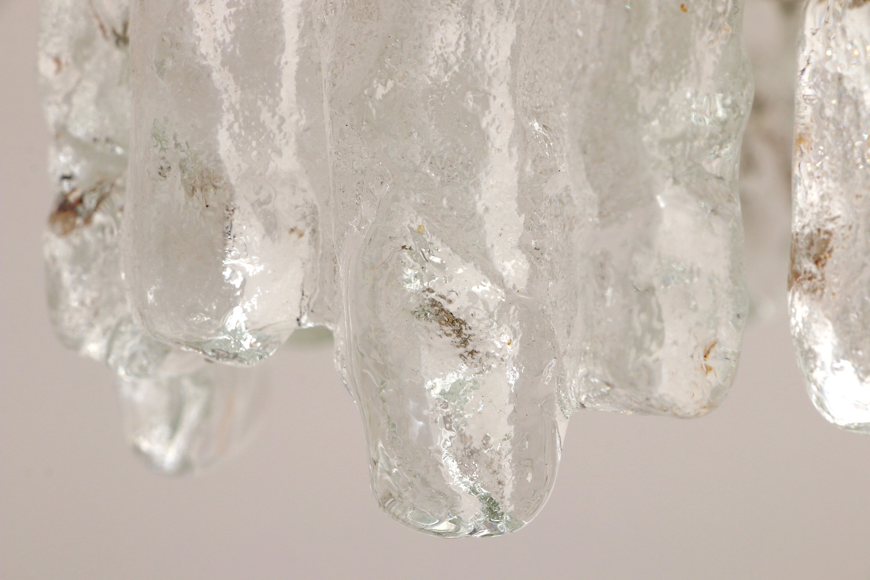 Kalmar Murano glass ceiling lamp, 1960 Austria.