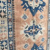 Vintage Turkish carpet Kars Anatolia handmade 224x324 cm