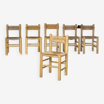 Perriand style dining room chairs