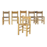 Perriand style dining room chairs