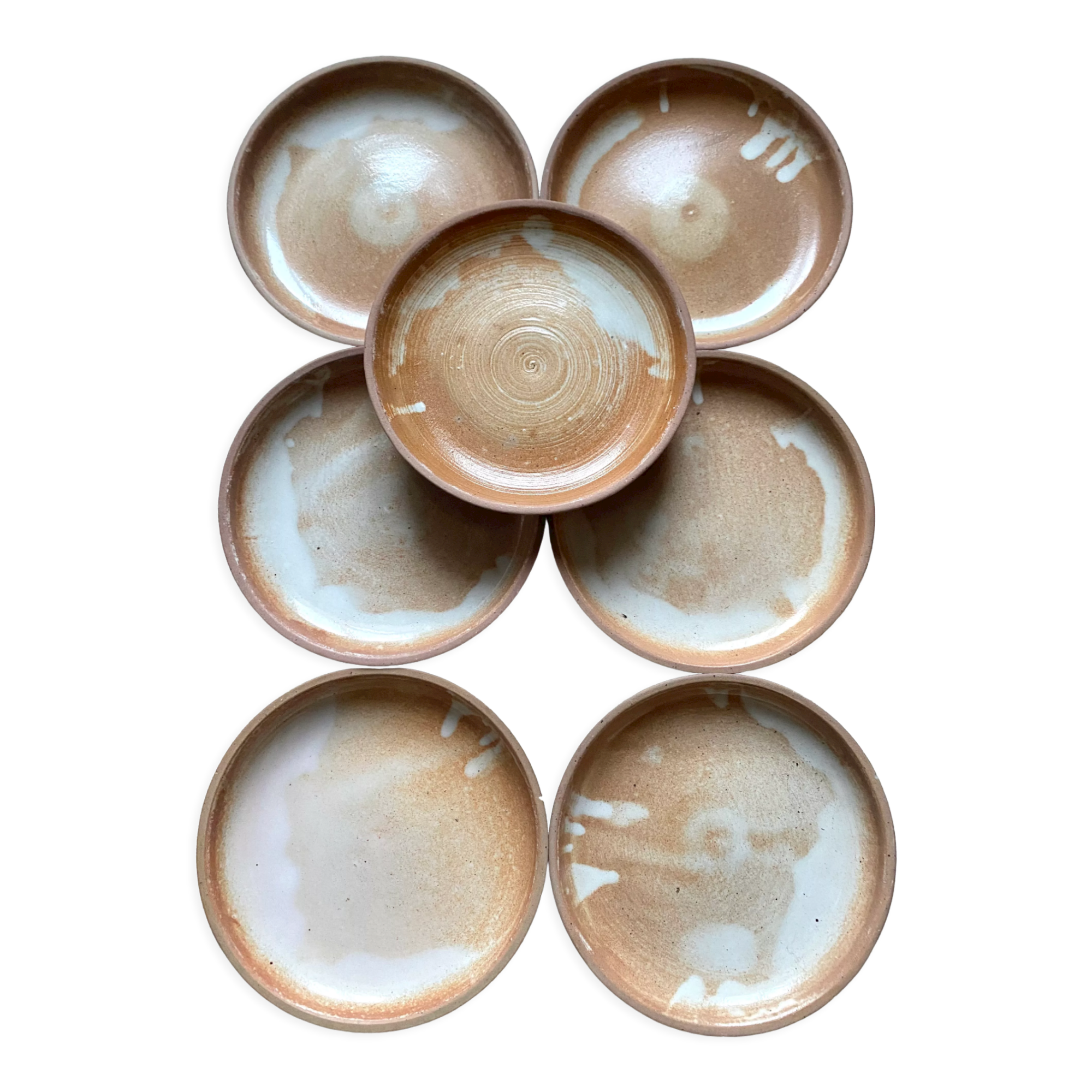 Vintage stoneware plates