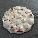 Tripod dish from the 60s for ceramic shellfish or crustaceans