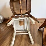 Set of 4 mismatched chairs