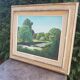 Old garden landscape painting