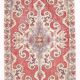 Tapis 4x7 classic red vintage, 126x227cm