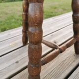 Wooden milking stool