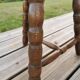 Tabouret de traite en bois