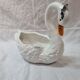 Empty swan ceramic pocket from 1970