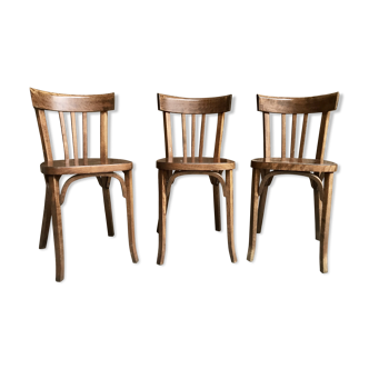 3 baumann Brasserie bistro chairs