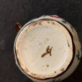Enamelled pocelaine pitcher