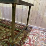 Workshop table in Oak and Brass