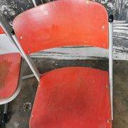 Set of 14 vintage stackable chairs