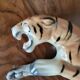 Ceramic tiger from Cortendorf, Julius Griesbach S., Germany 1960